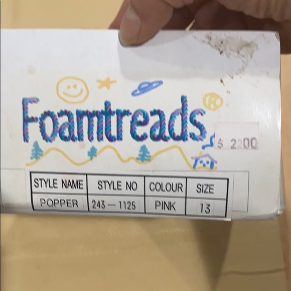 New Foamthreads corduroy pink slippers girl Sz 13 - Picture 11 of 11